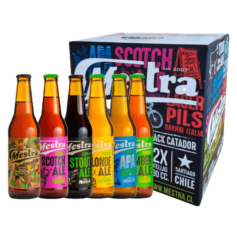 Mestra Pack Catador 12x330cc Cervezas
