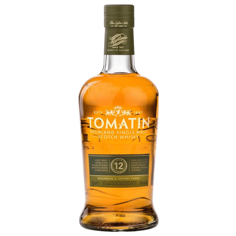 Imagen de la botella de WHISKY TOMATIN SINGLE MALT 12 AÑOS 750CC