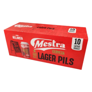 10x Pack Cerveza Mestra Lager Pils 350cc